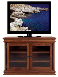Larken 44" TV Stand - 2 Glass Doors
