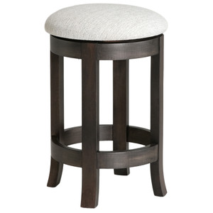 Belton 24IN Upholstered Swivel Stool side view