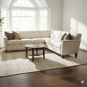 3000 Sectional - Style 3 styled in a living room