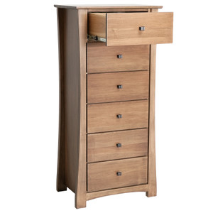 Klee 6 Drawer Tower Chest with top drawer open