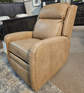 20% Off - 734 Swivel Glide Recliner in Leather