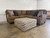 20% Off - 7000 Leather Sectional & Ottoman