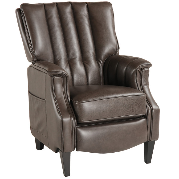 Hass Pushback Recliner in Leather