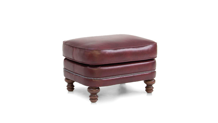 346 Ottoman in Leather
