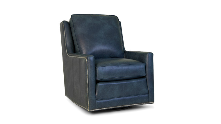500 Swivel Chair in Leather