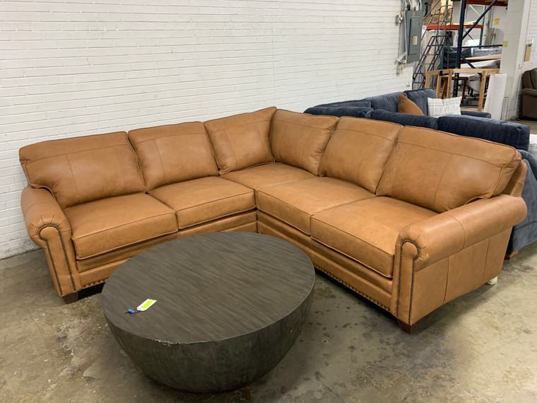 50% Off - Smith 253 Sectional in Leather