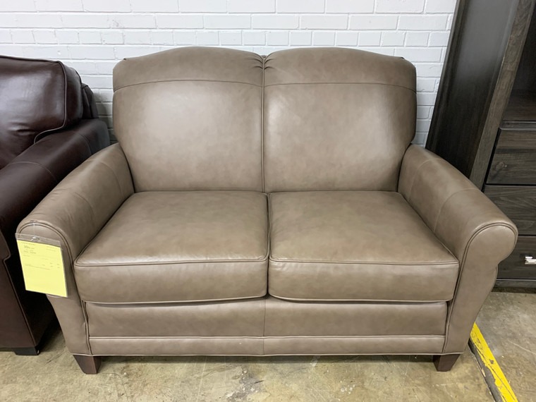 60% Off - Smith 374 Loveseat in Leather