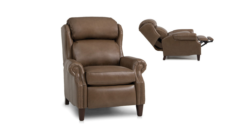 532 Pushback Recliner in Leather