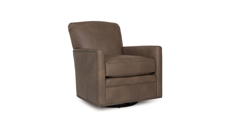 550 Swivel Chair in Leather