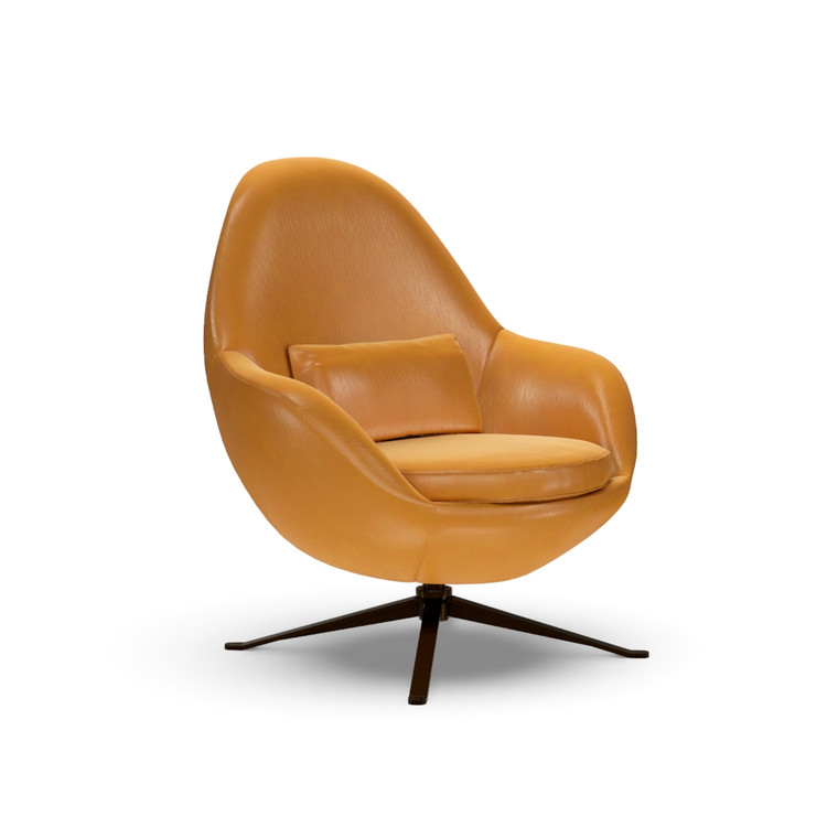 Jude Swivel Chair in Leather