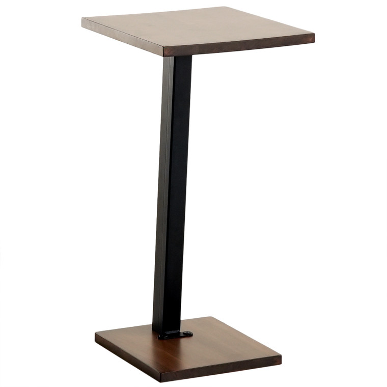 Sofa Server Table - Metal Leg - Maple Morel