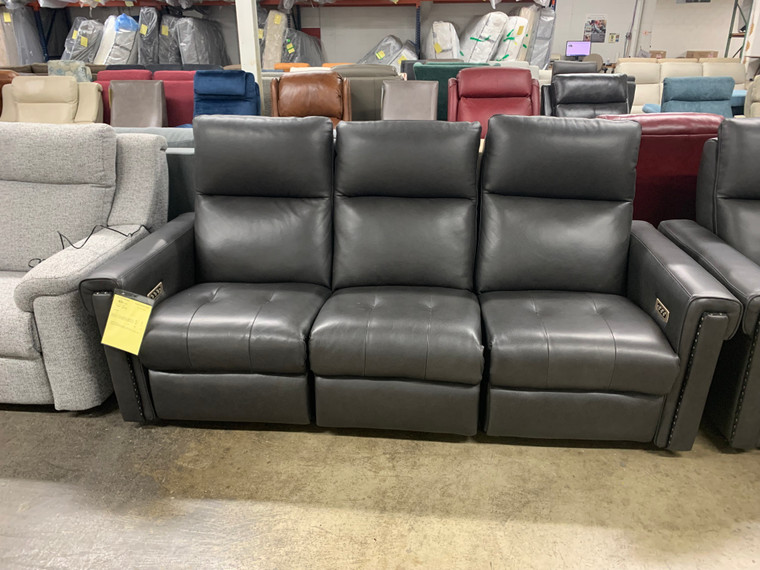 50% Off - Elran 6000 Power Sofa in Leather