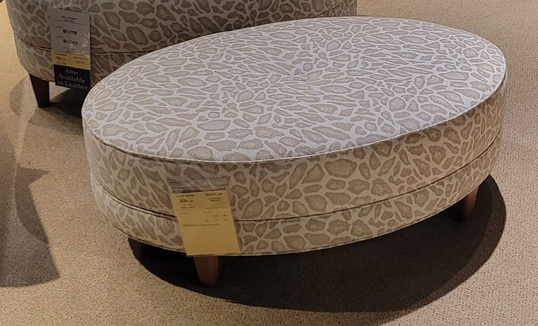 60% Off - 940 Cocktail Ottoman