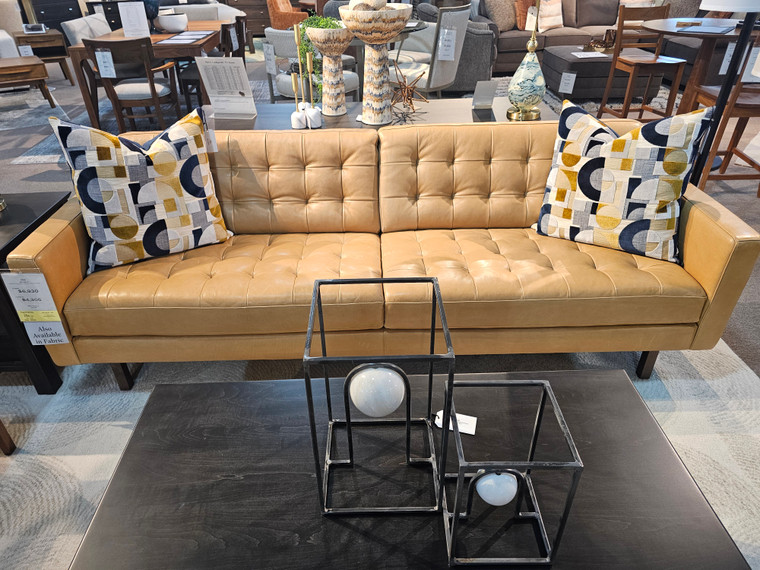 20% Off - Parker sofa in Leather & Pillows