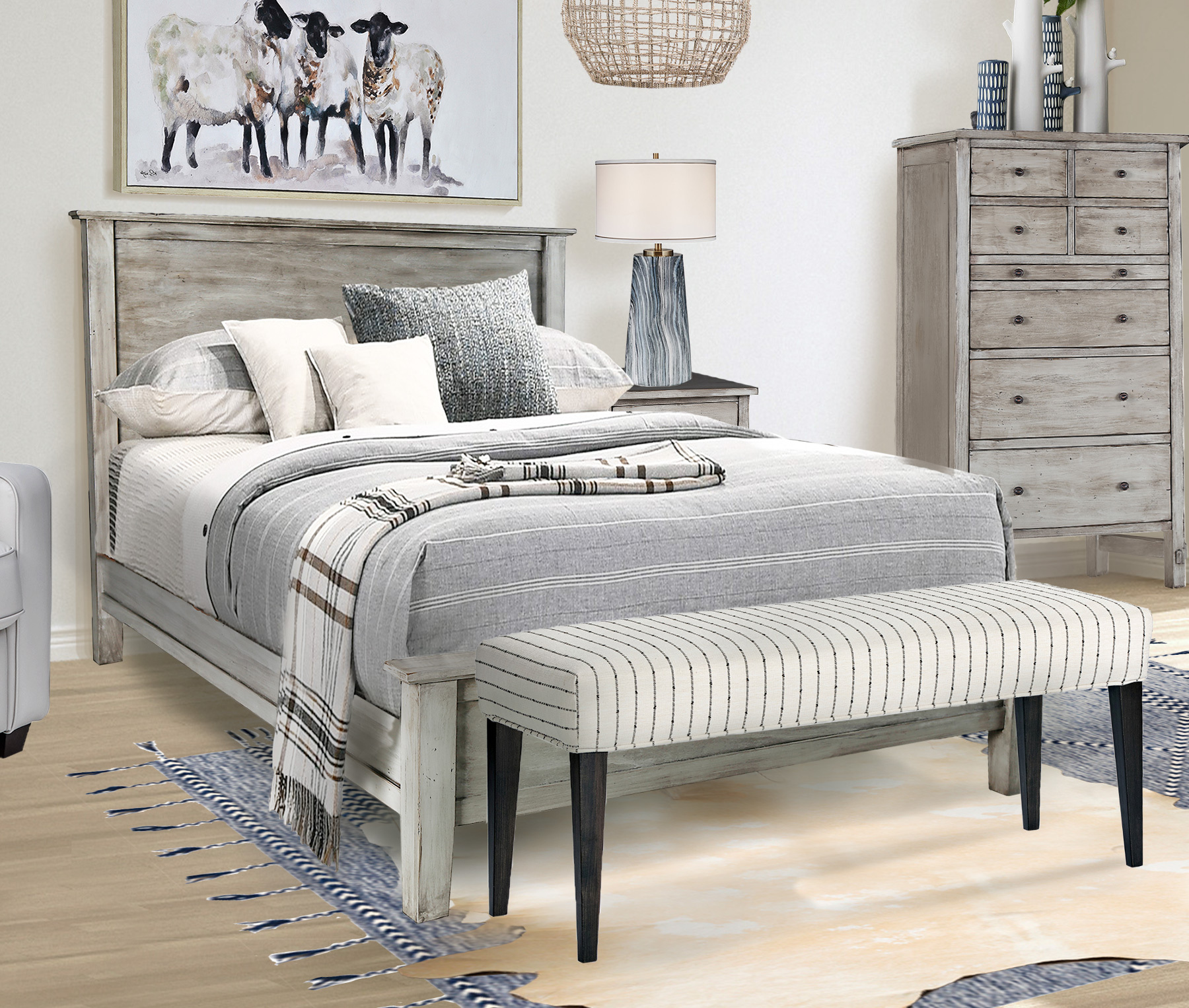 BUFFET NH6800 | GRAYSON COLLECTION | PENNY MUSTARD