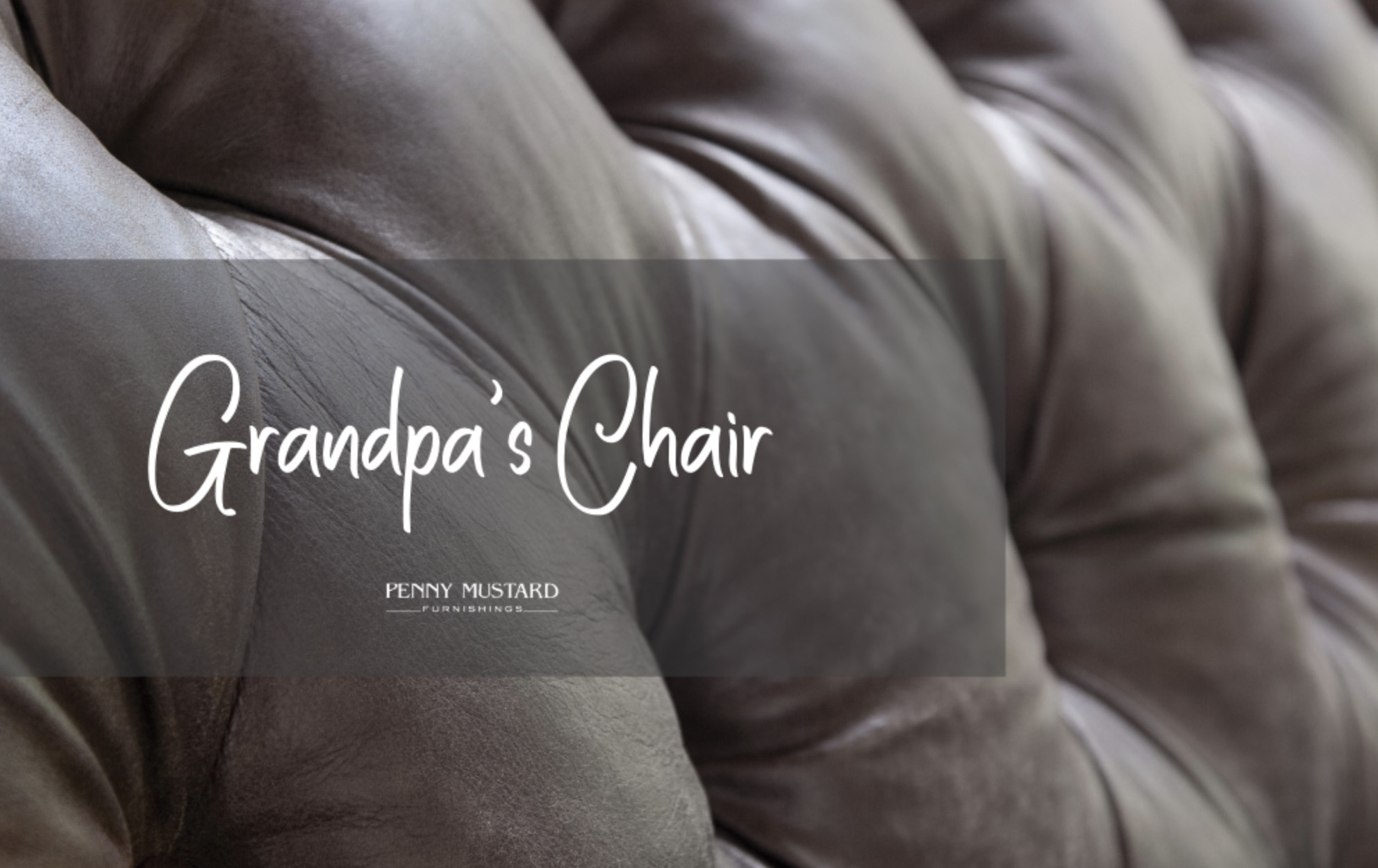 Grandpa's Chair Penny Mustard Furnishings