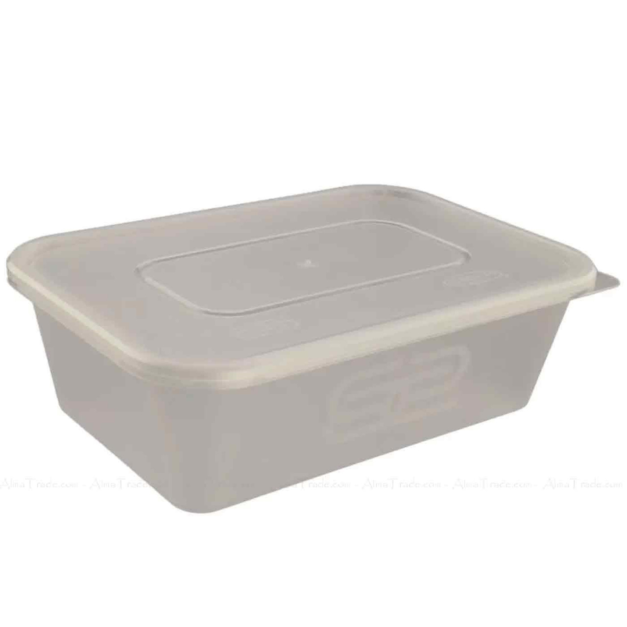 SATCO 650ml Plastic Containers & Lids Clear Microwave Takeaway Food Heavy  Duty 