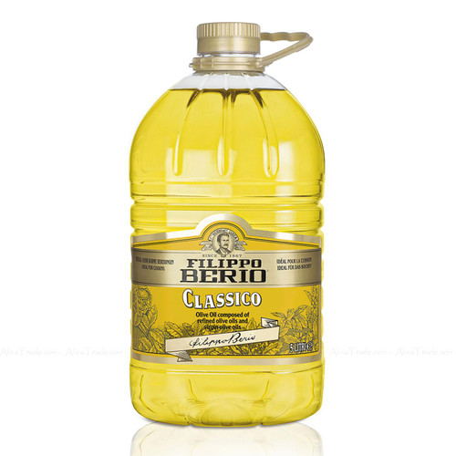 Filippo Berio Classic Classico Refined Virgin Composed Olive Oil Cooking Fry 5L