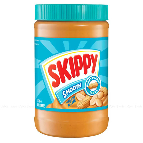 Skippy Smooth Peanut Butter Creamy Roasted Nut Spread American Large Jar 1.13kg