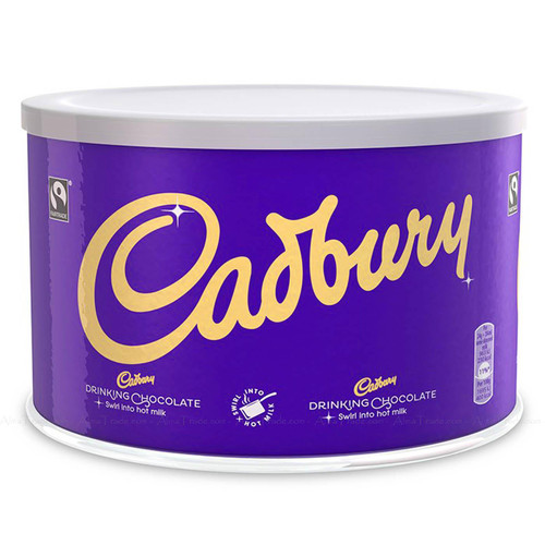 Cadbury Hot Chocolate Original Drink Smooth Creamy Add Milk Water Tub Pack 1Kg