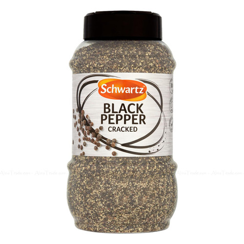 Schwartz Spice Herb Food Flavour Dressing Seasoning Cracked Black Pepper 380g