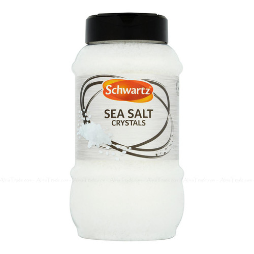 Schwartz Spice Herb Food Flavour Dressing Seasoning Table Sea Salt Crystals 820g