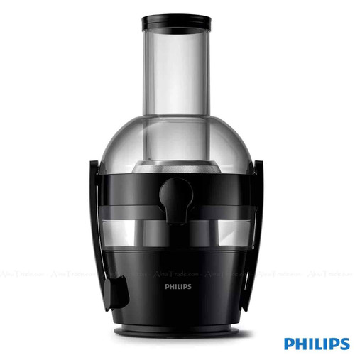 Philips Viva Juicer 2L 800W Motor in Black Quick Clean XL Feeding Tube HR1855/70