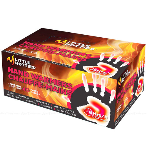 Little Hotties Hand Warmers Winter Season Pocket Glove Heat Source Pack 40 Pair