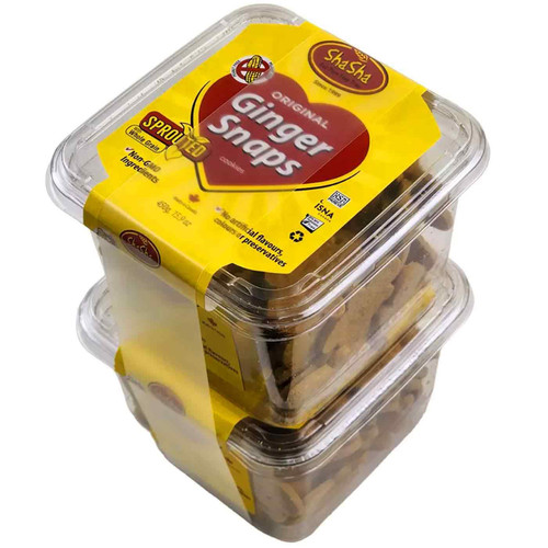 ShaSha Ginger SnapsMini Gingerbread Men Cookie Fun Biscuits Treat Pack 2 x 450g