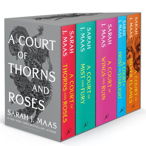 A Court of Thorns and Roses by Sarah J Maas Sturdy 5 Books Collection Box Set