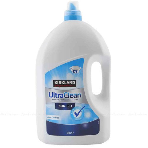 Kirkland Signature Ultra Clean Non Bio Laundry Detergent Odour 178Washes Pack 5L