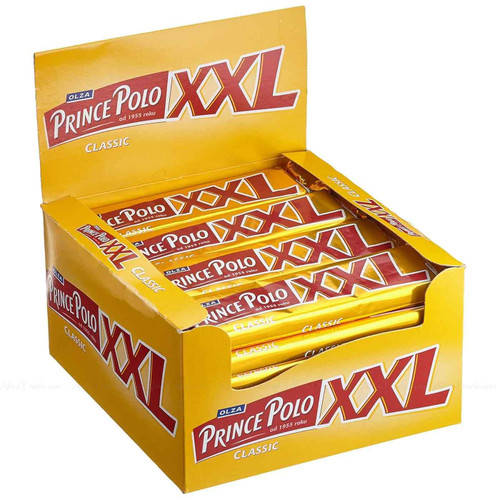 Olaz Prince Polo XXL Chocolate Waffle Bar Classic 3 Layers Filling Pack 28 x 50g