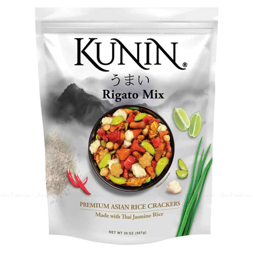 Kunin Rigato Mix Snack Crunchy Bite Thai Chili Sweet Soy Rice Cracker Pack 567g