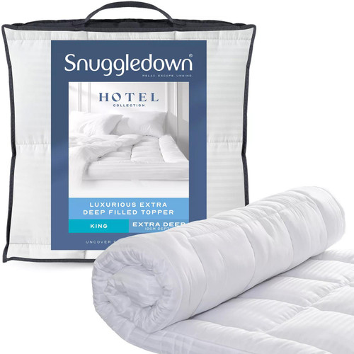 Snuggledown Hotel Collection Luxurious 10cm Mattress Topper King Bed 200x150cm