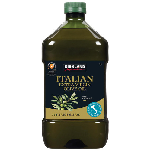 Kirkland Signature Italian Extra Virgin Olive Oil Cooking Rick Flavour Pack 2L