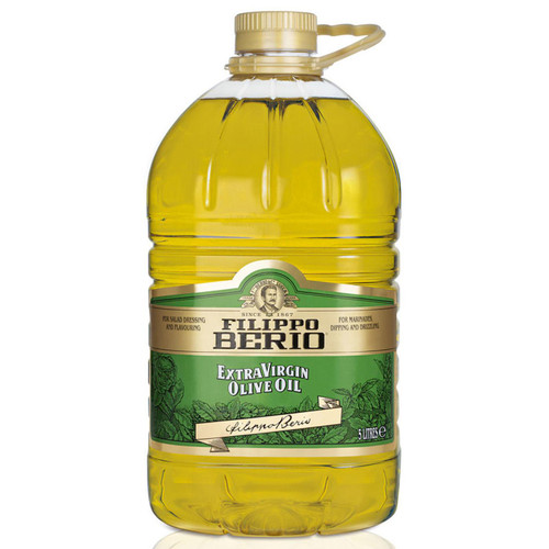 Filippo Berio Extra Virgin Olive Oil Pure Rich Fruity Flavour Dressing Pack 5L