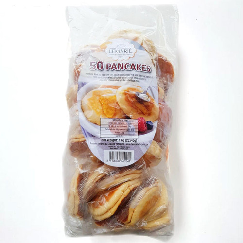 Lemarie Patissier American Style Mini Pancakes Treat 2 Pcs Packets Pack 50 x 20g