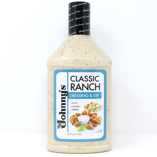 Johnny's Classic Ranch Dressing & Dip Sauce Salad Veggie Chicken Wrap Pack 1.53L