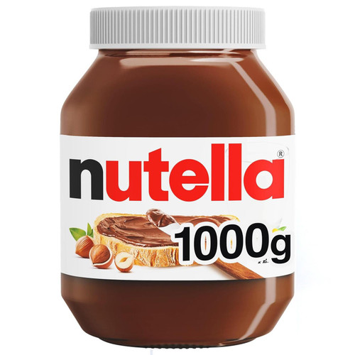 Ferrero Nutella Original Chocolate Spread Cocoa & Hazelnut Glass Jar Pack 1kg
