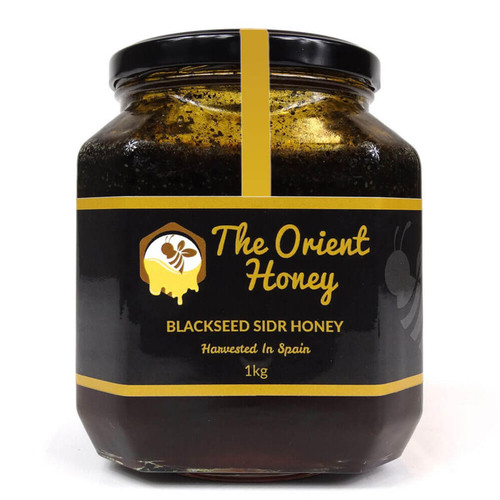 The Orient Black Seed Honey Jar Sidr Royal Nigella Sativa Kalonji BlackSeed 1kg