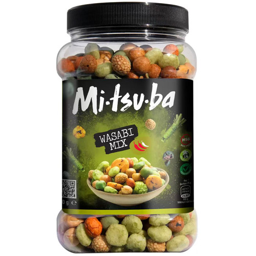 Mitsuba Wasabi Mix Crackers Rice Snacks & Coated Peanuts Spicy Light Crispy 800g