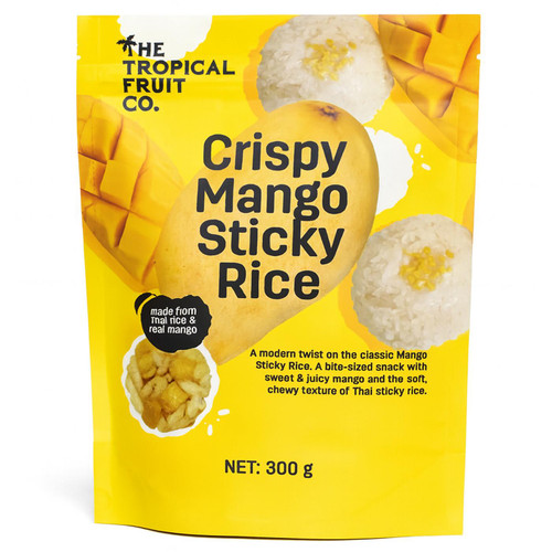 Crispy Mango Sticky Rice Thai-inspired Flavour Bite Sized Snack Juicy Pack 300g