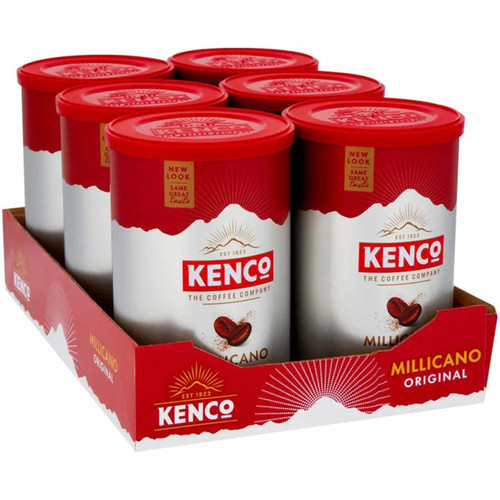 Kenco Millicano Original Instant Coffee Whole Bean Rich Flavour Pack 6 x 100g