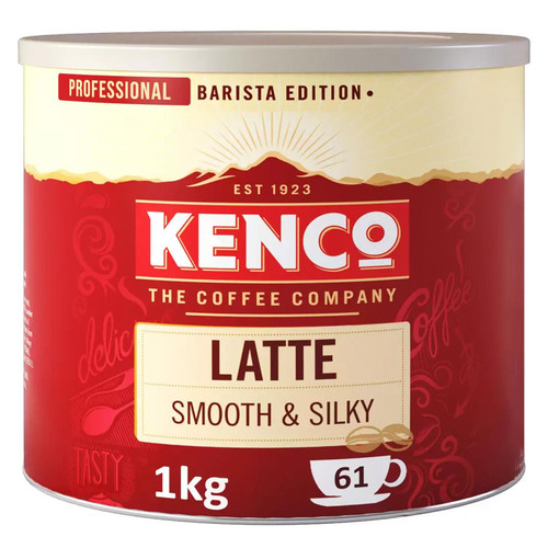 Kenco Instant Latte Smooth Silky Taste Barista Edition Coffee Company Pack 1kg