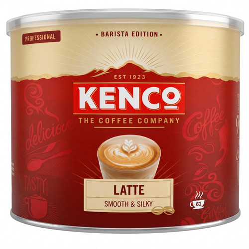 Kenco Instant Latte Smooth Silky Taste Barista Edition Coffee Company Pack 1kg