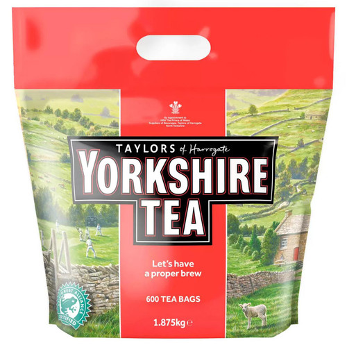Taylors of Harrogate Yorkshire Black Tea Bag Fresh Sealed 1.875kg Pack 600 Bags