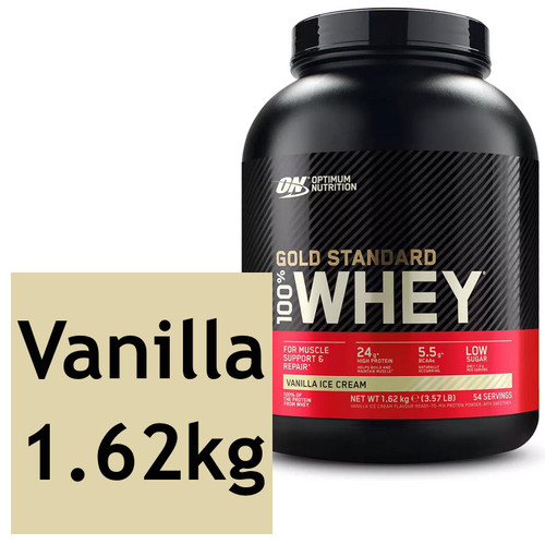 Optimum Nutrition Gold Standard Double Rich Vanilla Whey Fit Protein Pack 1.62kg