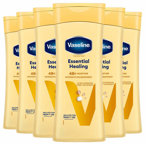 Vaseline Essential Healing Lotion48H Moisture Intensive Nourishment Pack 6x400ml