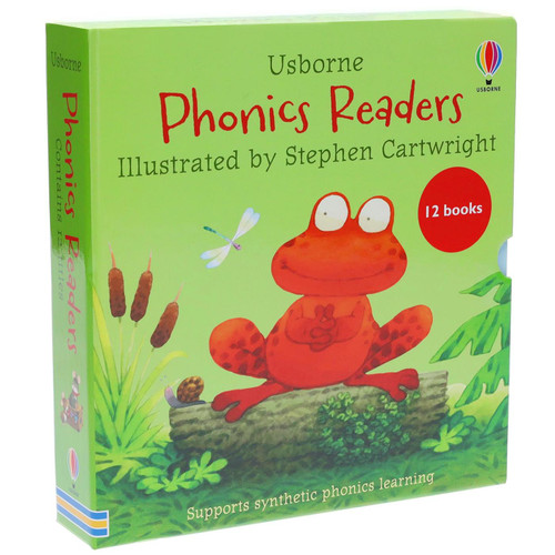 Usborne Phonics Readers Classic Reading Collection S.Cartwright 12 Books Box Set