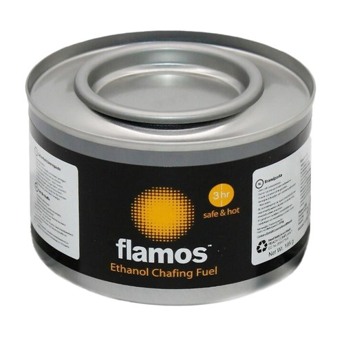Flamos Ethanol Gel Chafing Dish Fuel 3H Catering Food Heating BBQ Buffet Can200g